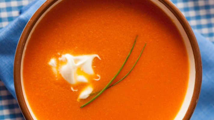 Крем супа от моркови с джинджифил и канела|escape